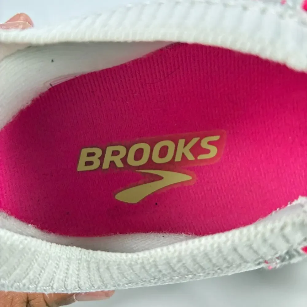 Brooks Glycerin StealthFit 20 Gray Pink Running Shoes 1203721B06 Women's Size 9